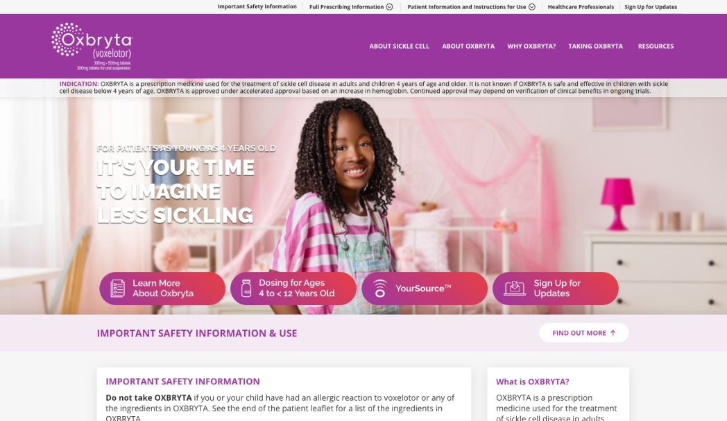 Pfizer digital marketing and patient profile work